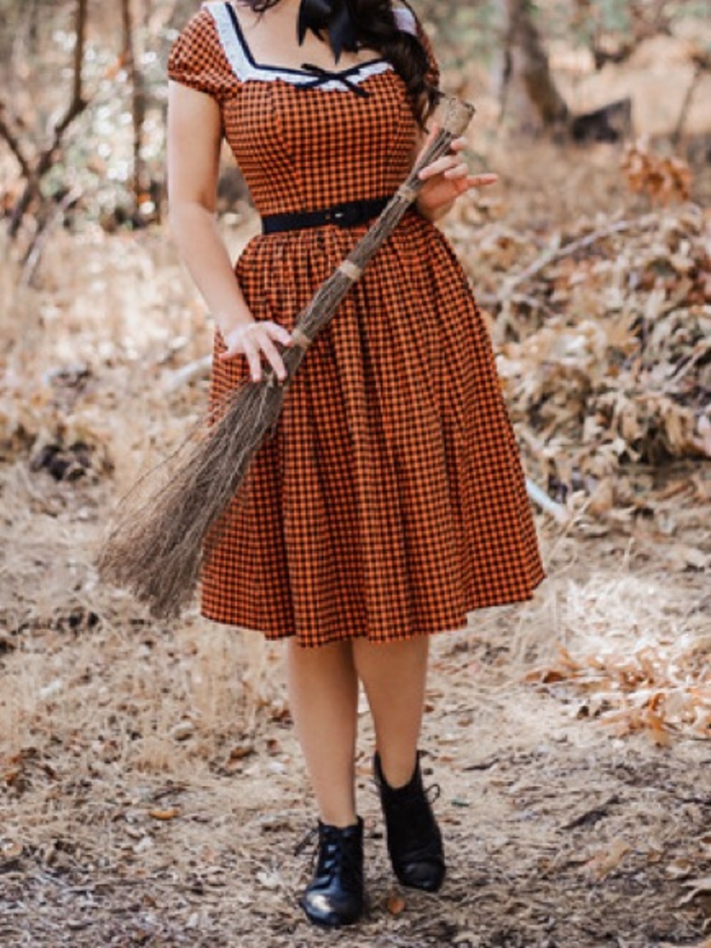 Vixen by Micheline Pitt Gingham Dress